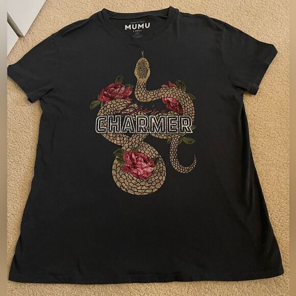 NWOT Show Me Your Mumu Thomas style “Charmer” Snake Graphic Tee 🐍 - Picture 2 of 5